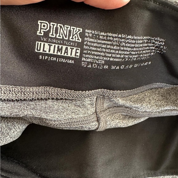 Pink Victoria Secret light gray leggings size S - Picture 5 of 6